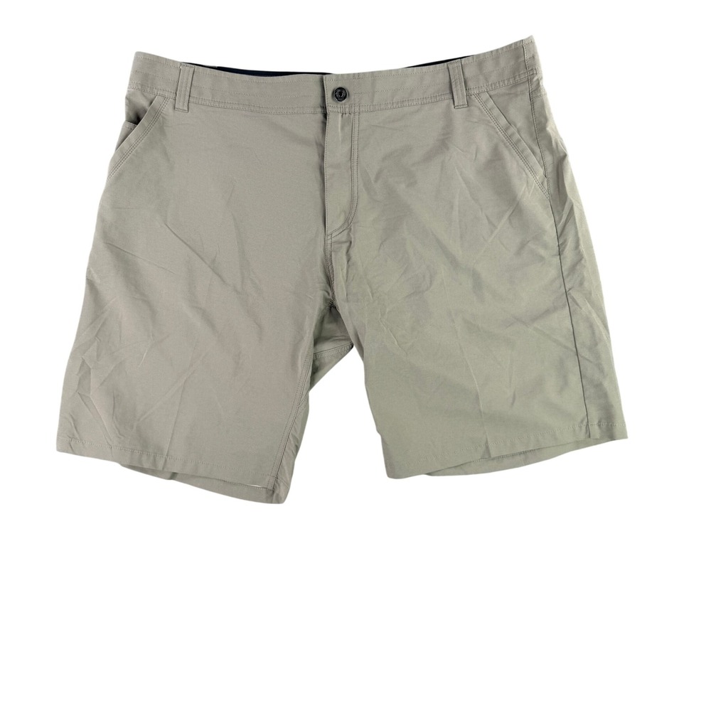 KUHL Renegade Shorts Mens 42 Khaki Tan‎ Technical Stretch Hiking Trail 5129